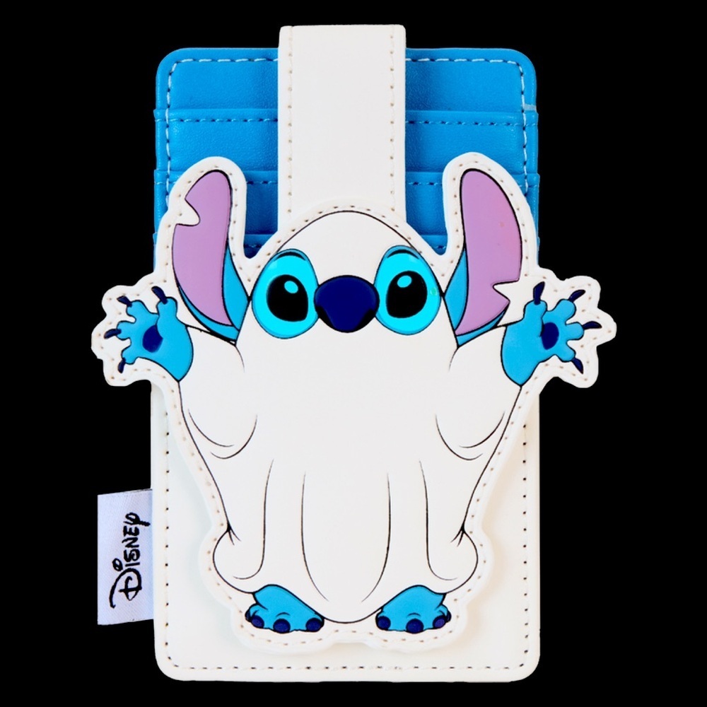 Disney Loungefly Stitch Ghost Costume Glow Card Holder NWT​​